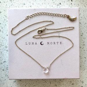 Luna Norte Rose Quartz Necklace